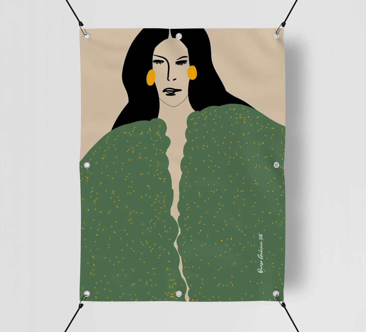 Silent Reflections telo in pvc da Mike Leymi