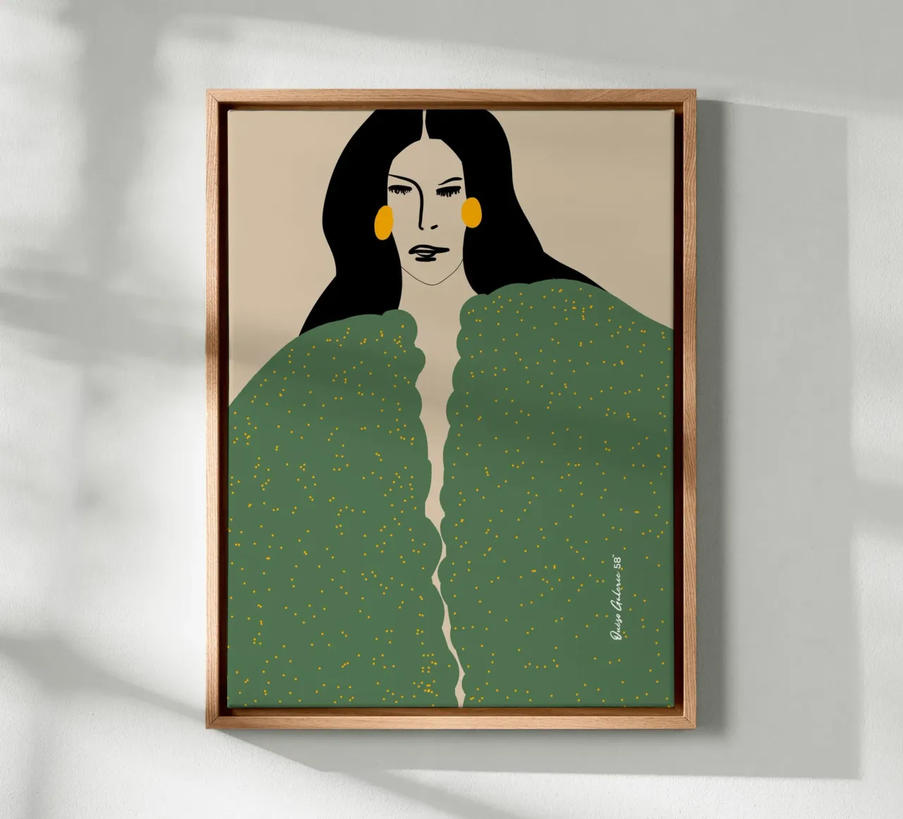 Silent Reflections canvas with Floater frame by Mike Leymi