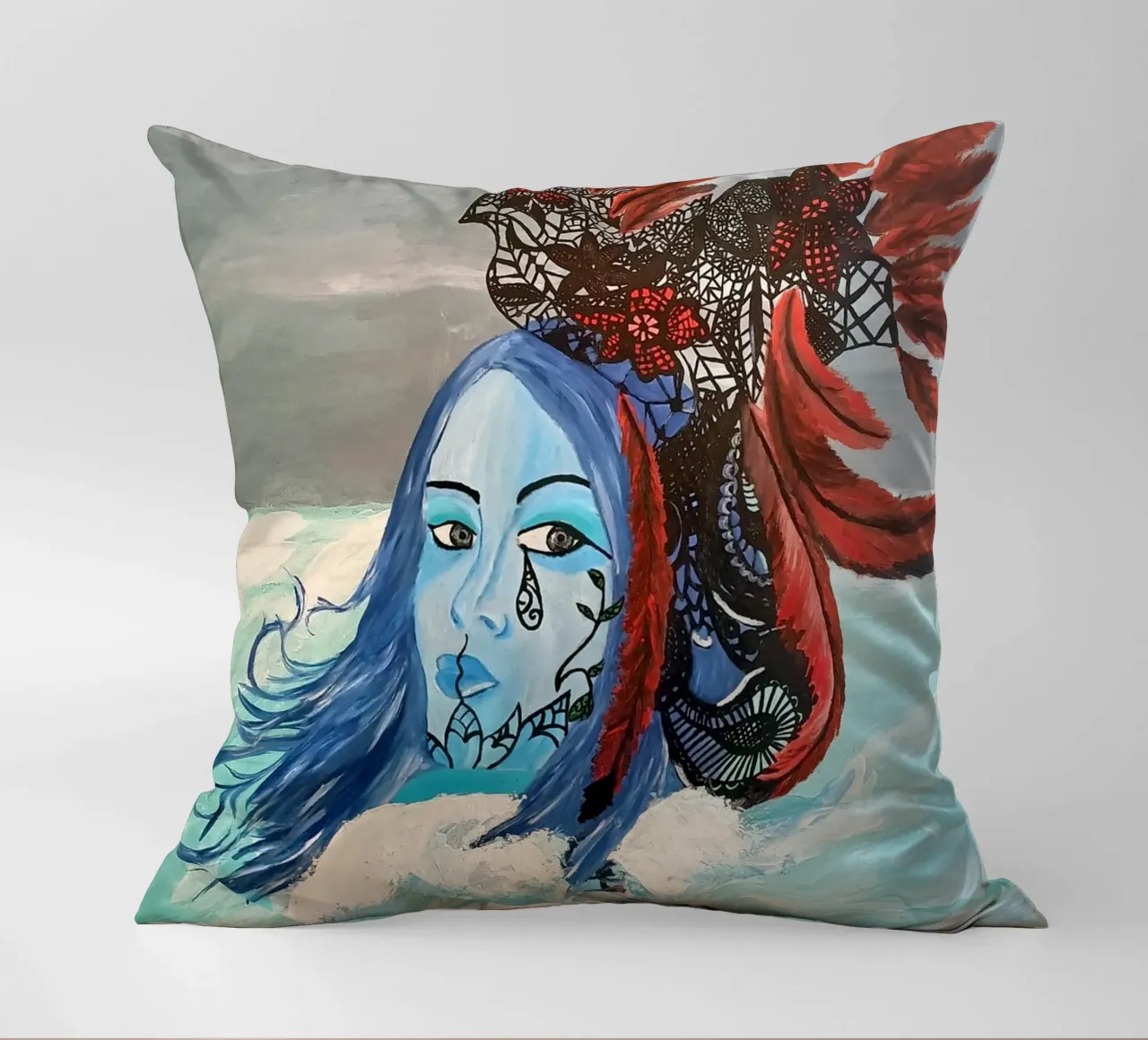 Mermaid cuscino da Soki-Art
