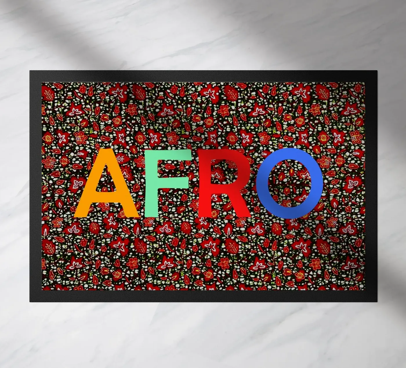 Afro Fußmatte von Mathudace Créas