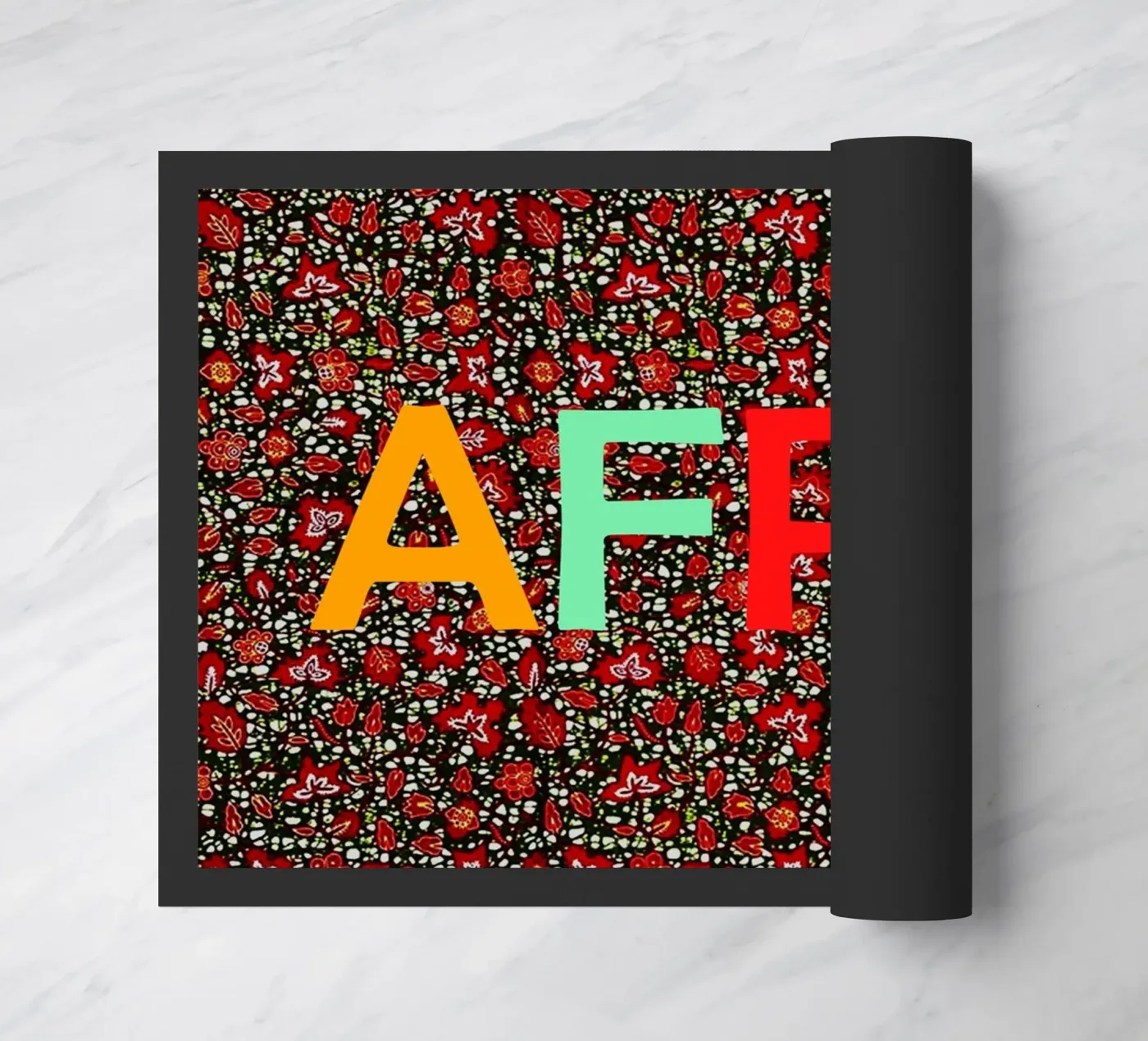 Afro Fußmatte von Mathudace Créas