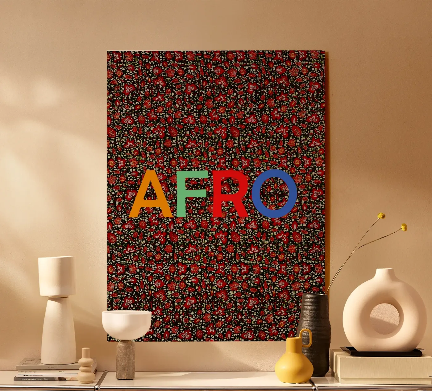 Afro acryl van Mathudace Créas