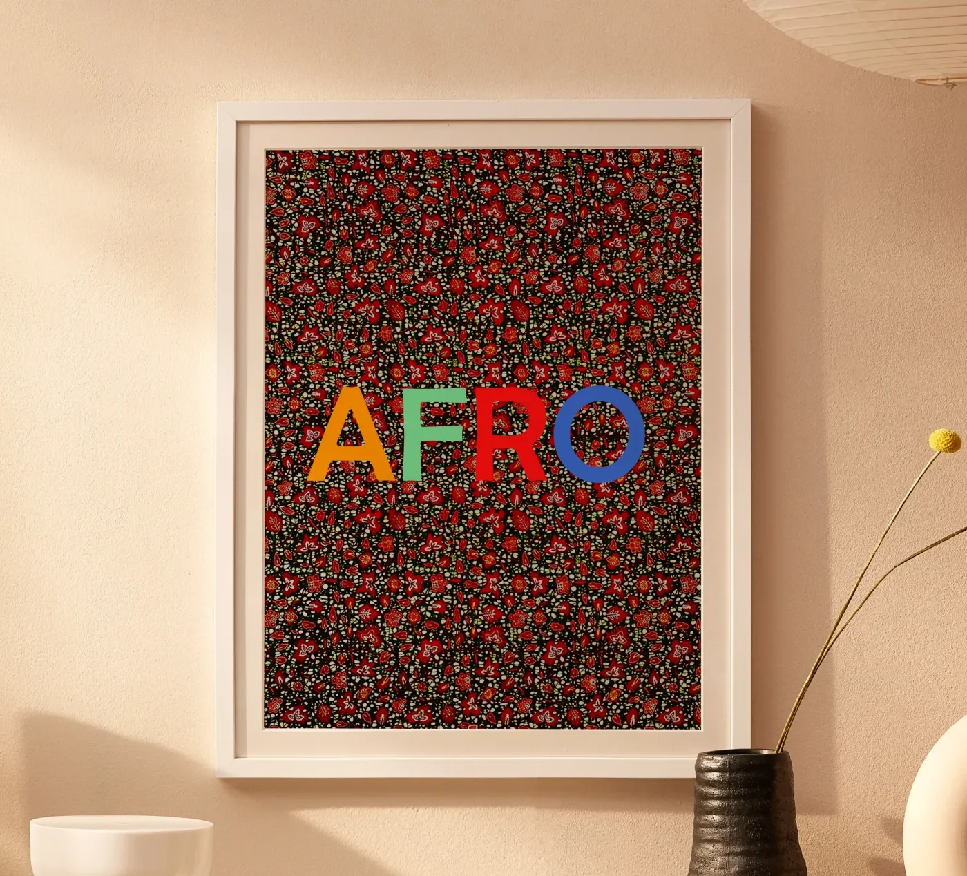 Afro Poster von Mathudace Créas
