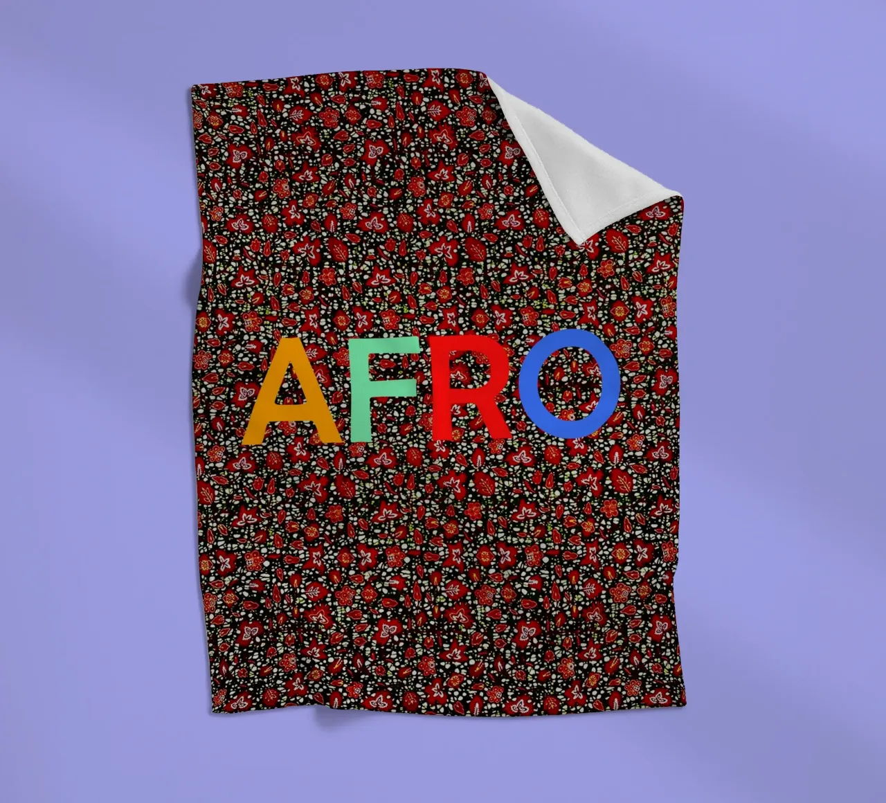 Afro coperta in pile da Mathudace Créas