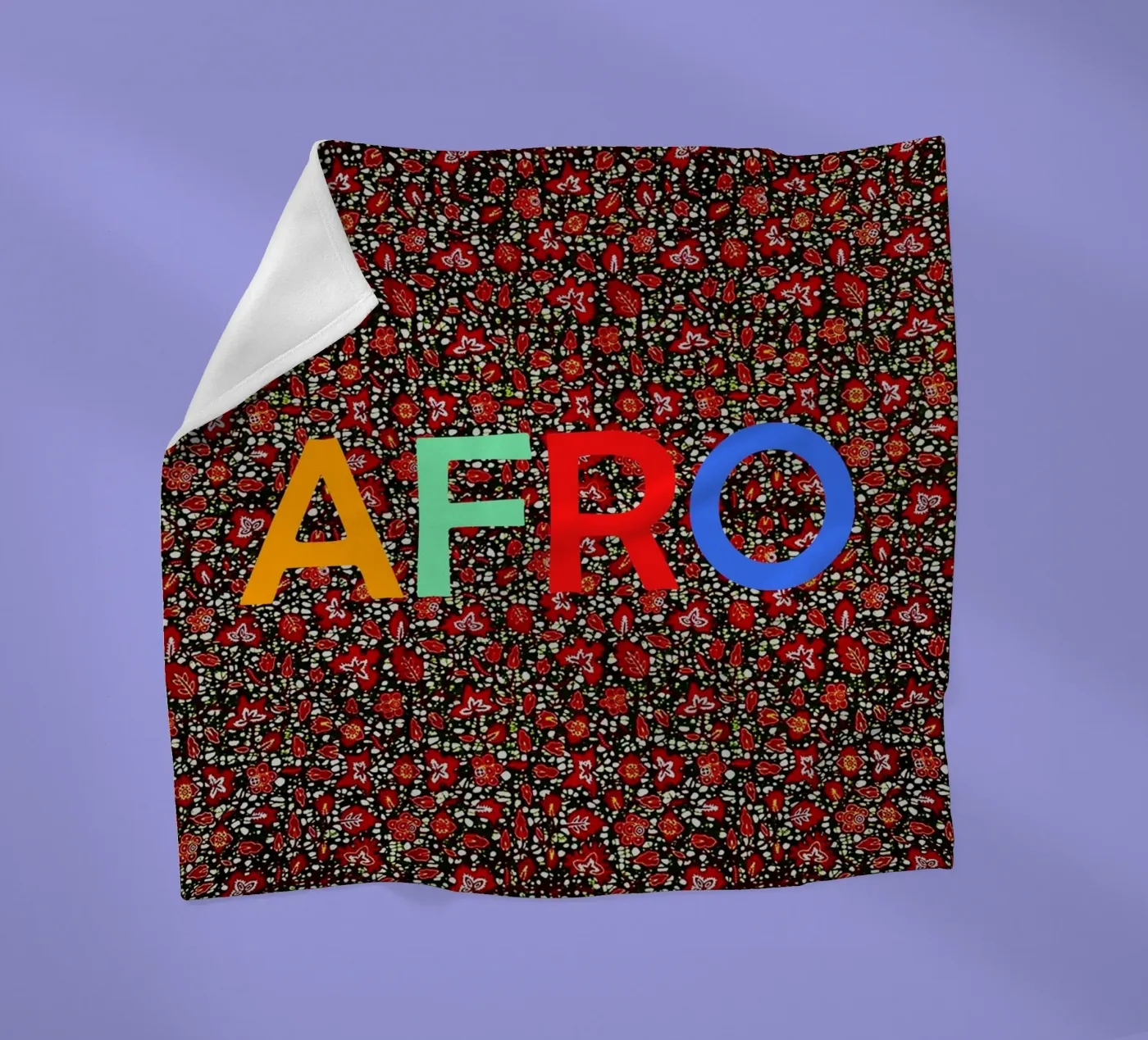 Afro fleecedeken van Mathudace Créas