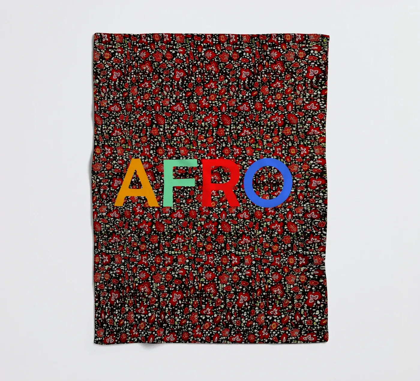 Afro fleecedeken van Mathudace Créas