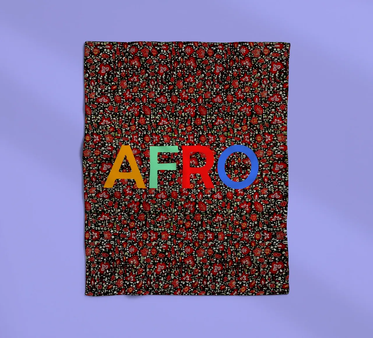 Afro coperta in pile da Mathudace Créas