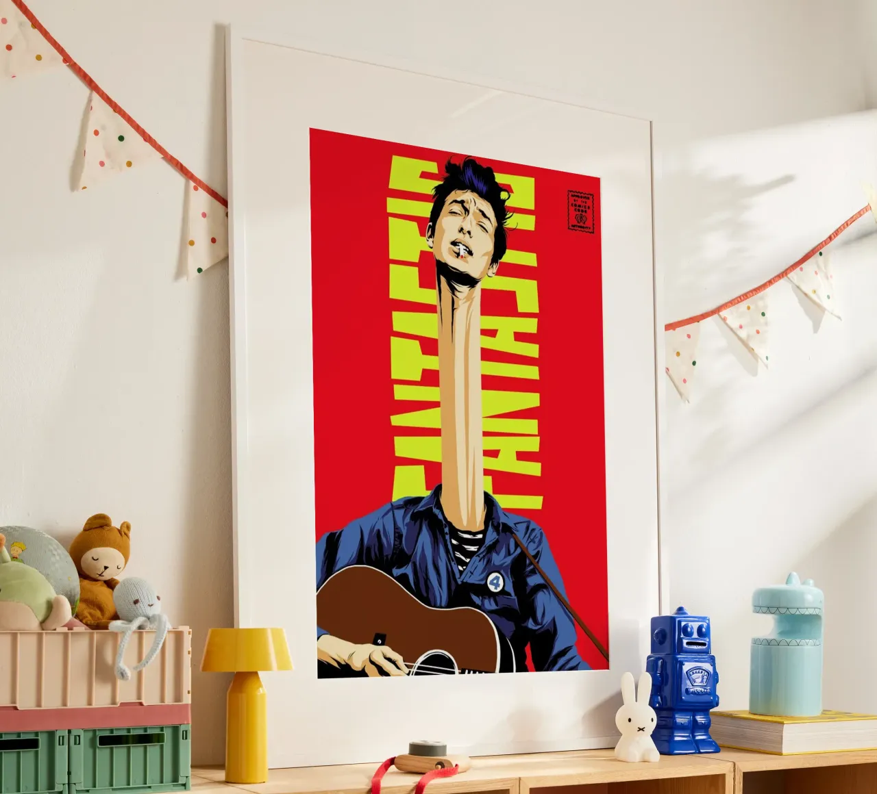 Dylan Mr. Fantastic poster con telaio in plastica da Butcher Billy