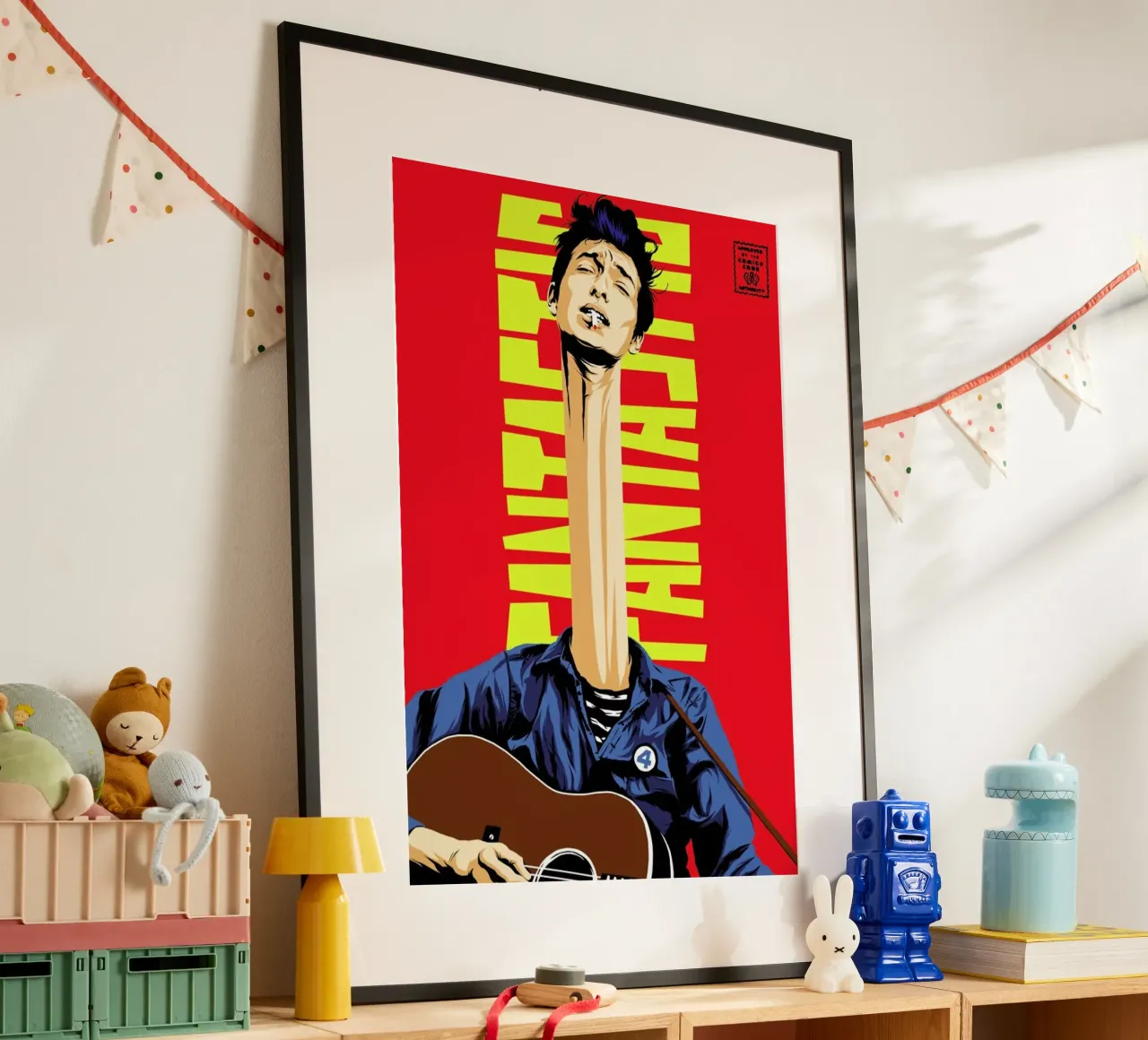 Dylan Mr. Fantastic poster con telaio in plastica da Butcher Billy