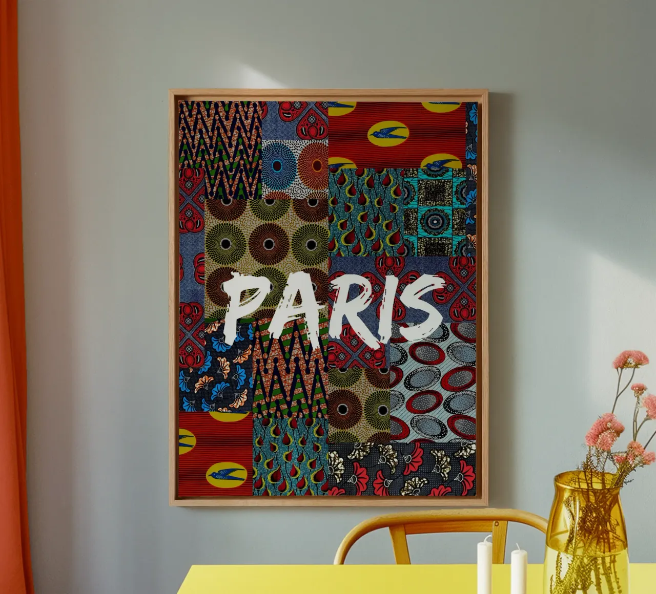 Paris tela con Cornice a cassetta da Mathudace Créas
