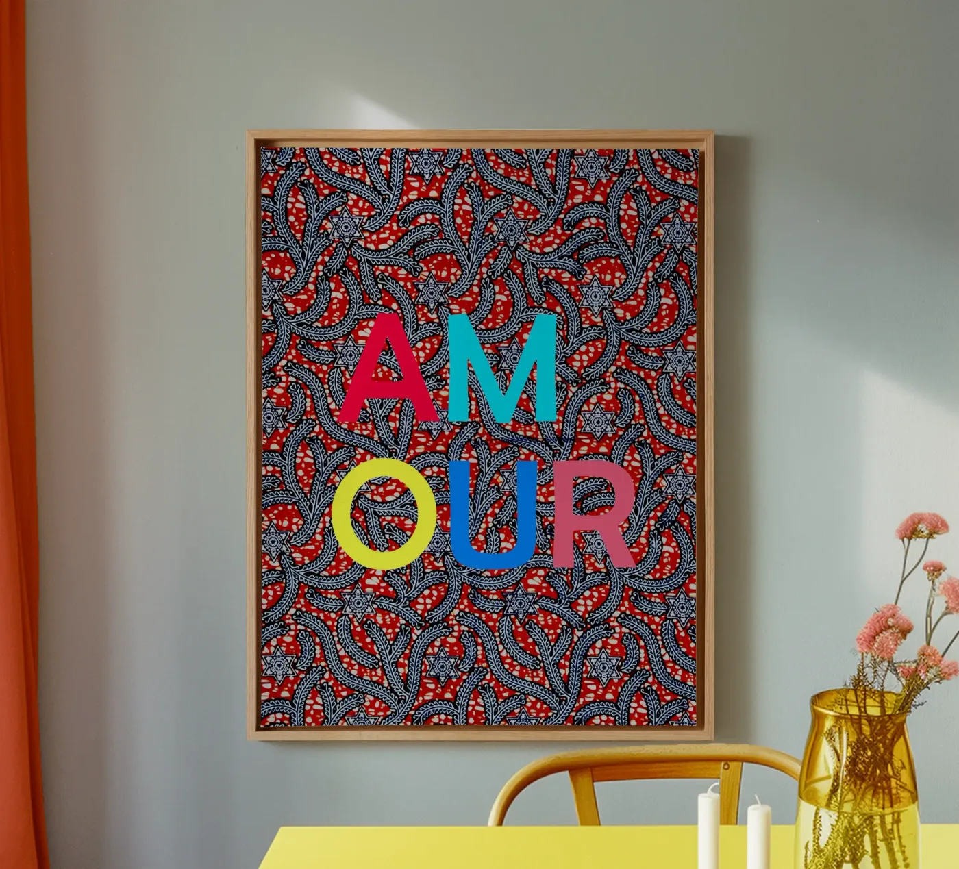 Amour tela da Mathudace Créas