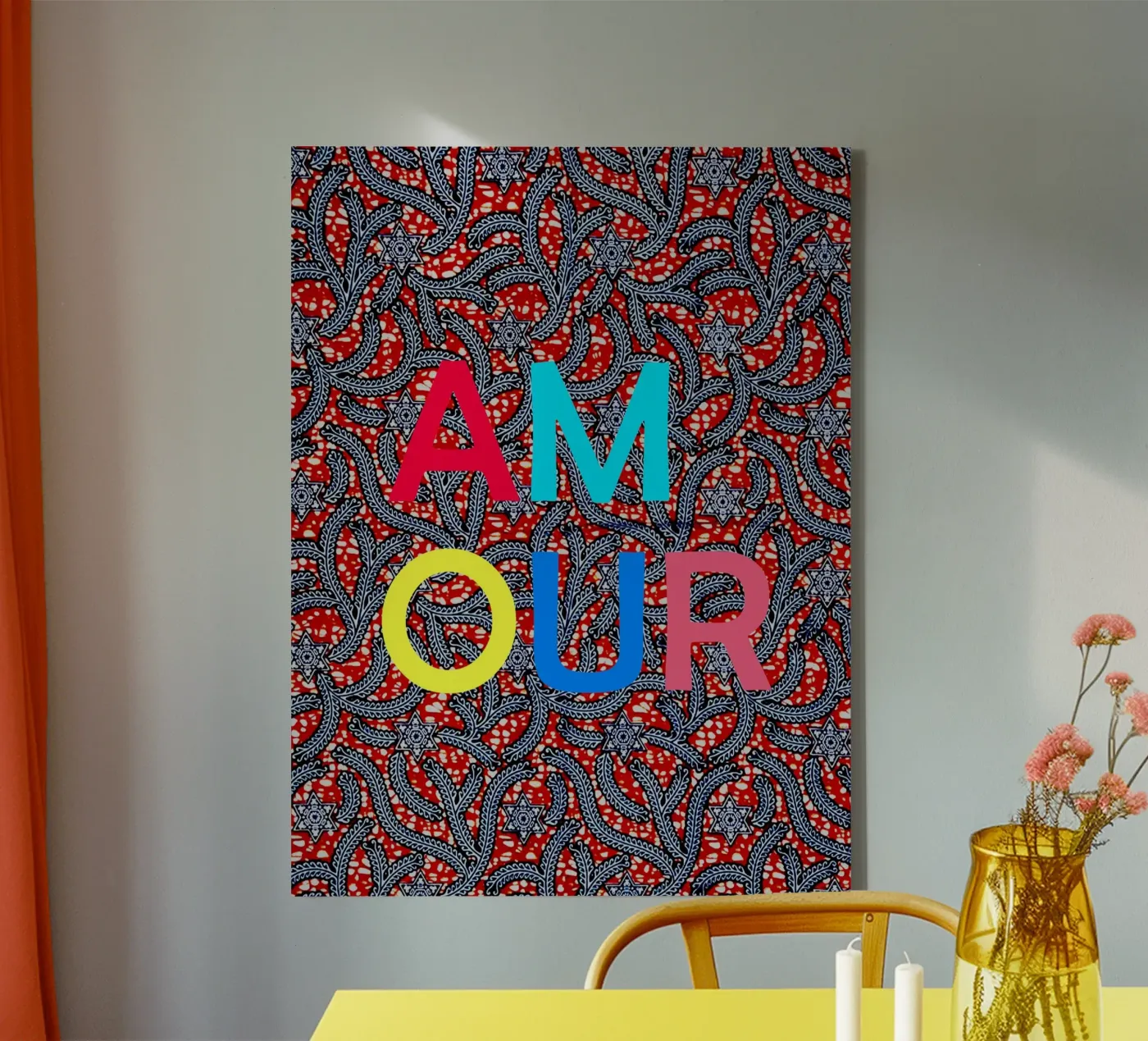Amour tela da Mathudace Créas