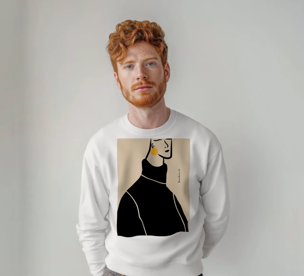 Hushed Waves felpa da Mike Leymi