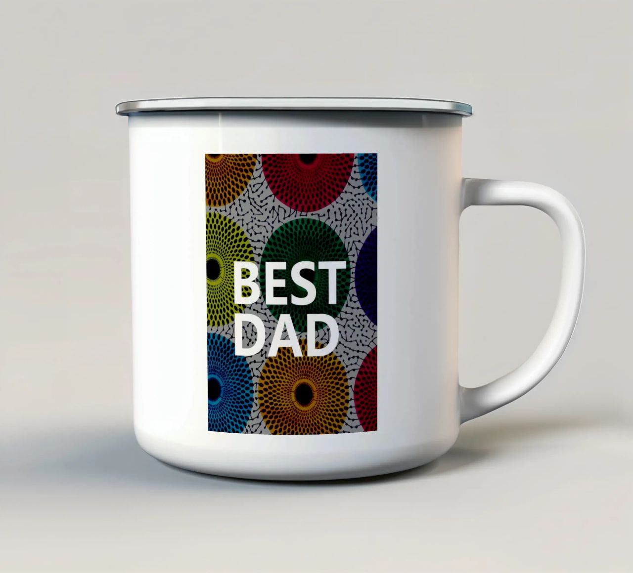 Best Dad tazza in smalto da Mathudace Créas