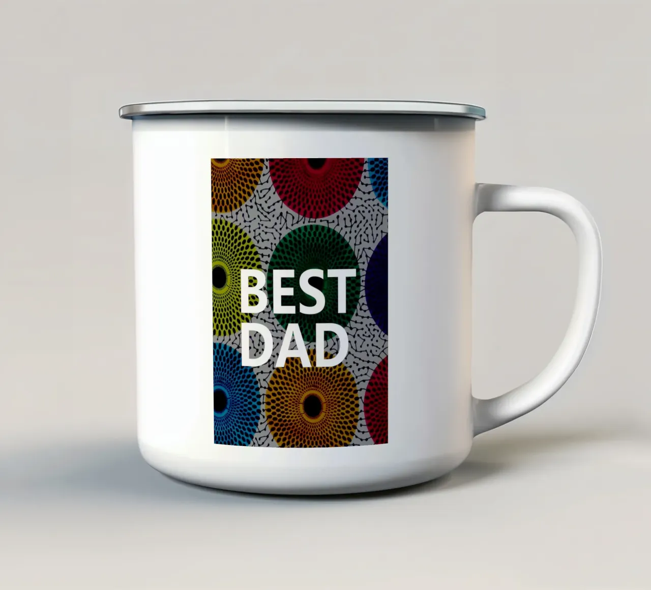 Best Dad tazza in smalto da Mathudace Créas
