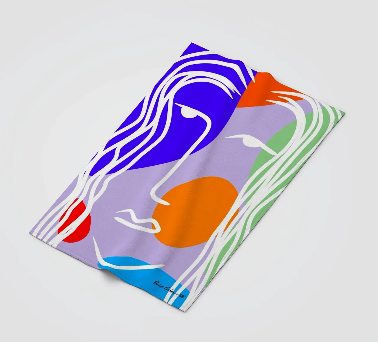 Sublime Glow coperta in pile da Mike Leymi