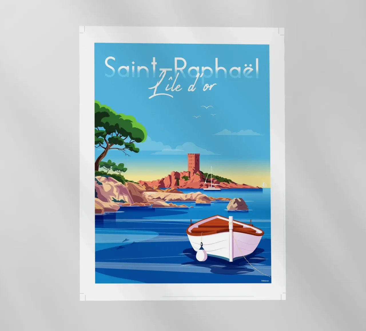 saint Raphaël Île d'or pellicola backlit da Raphaël Delerue