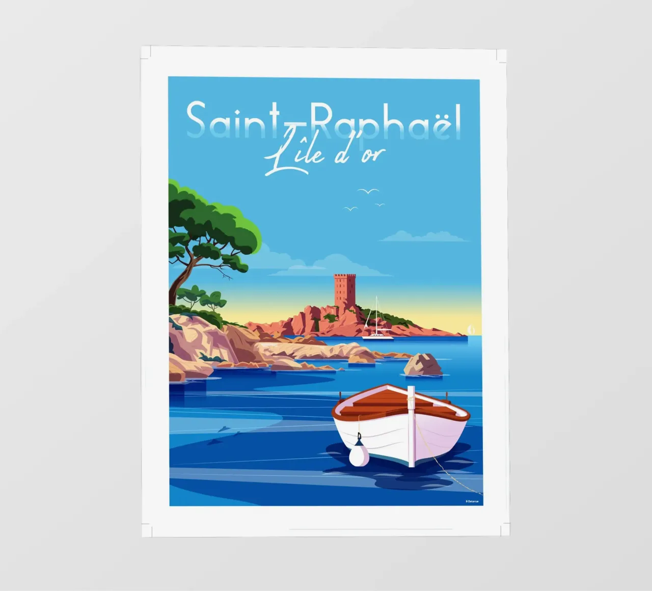 saint Raphaël Île d'or pellicola backlit da Raphaël Delerue