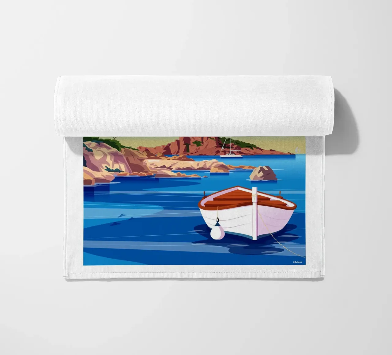saint Raphaël Île d'or telo mare da Raphaël Delerue