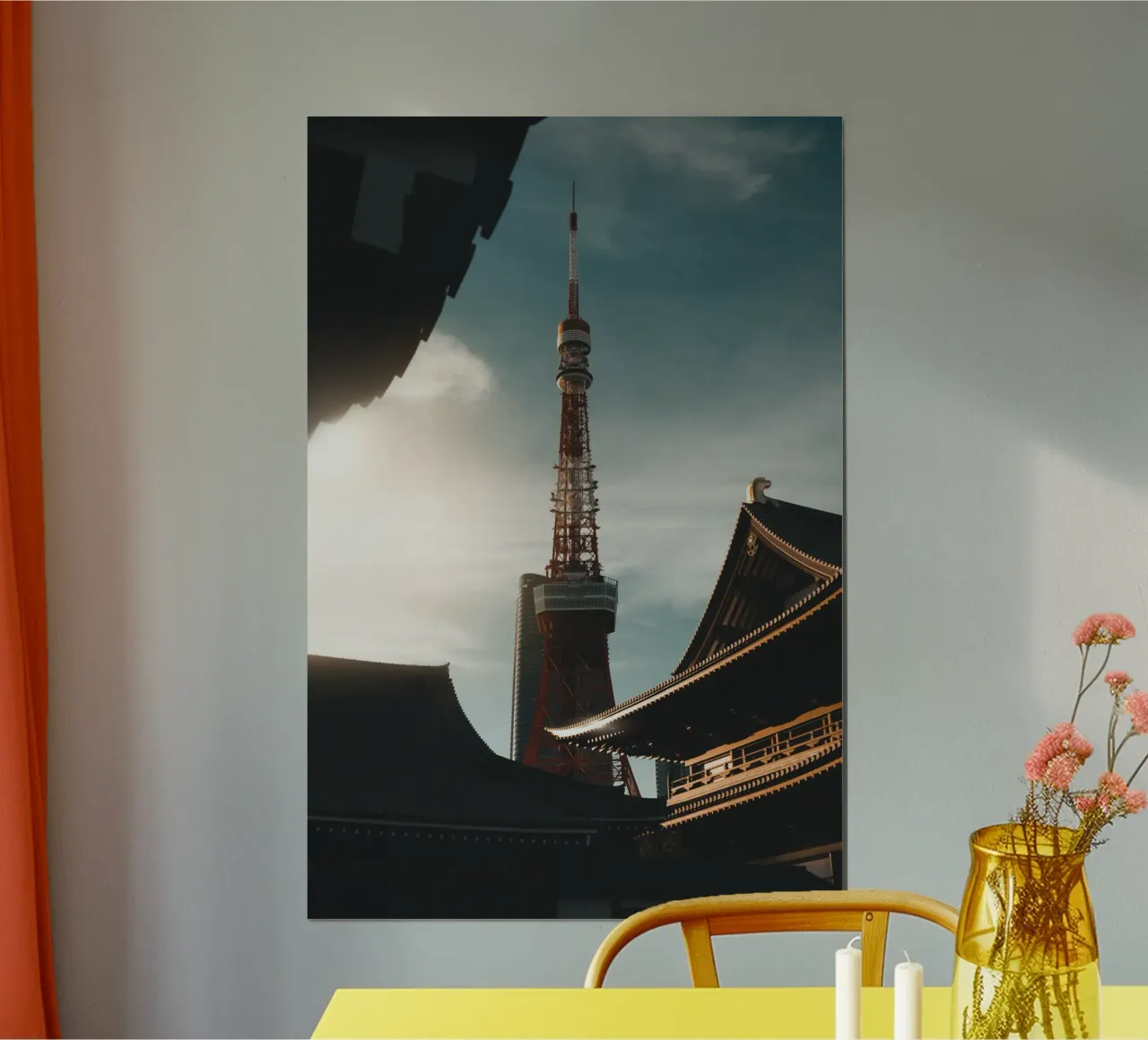 Torre di Tokyo - l'iconico pilone radiofonico del Giappone carta hahnemühle da fokusfernweh
