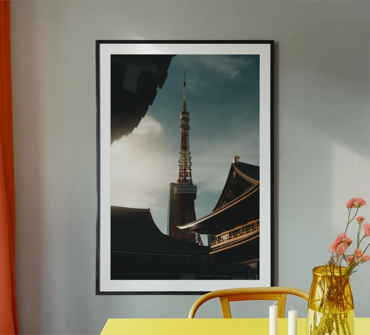 Torre di Tokyo - l'iconico pilone radiofonico del Giappone carta hahnemühle da fokusfernweh