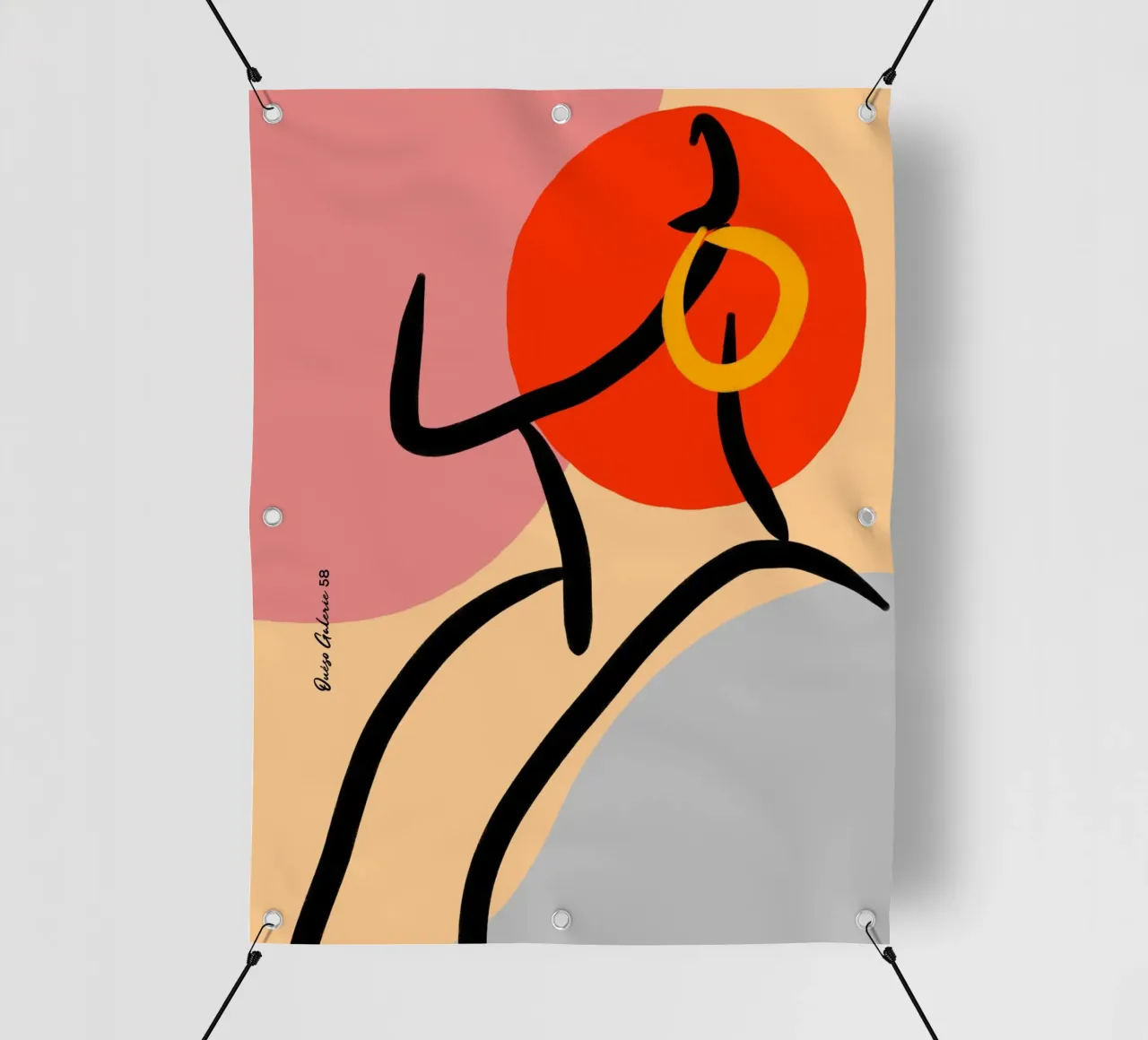 Dancing Hues telo in pvc da Mike Leymi