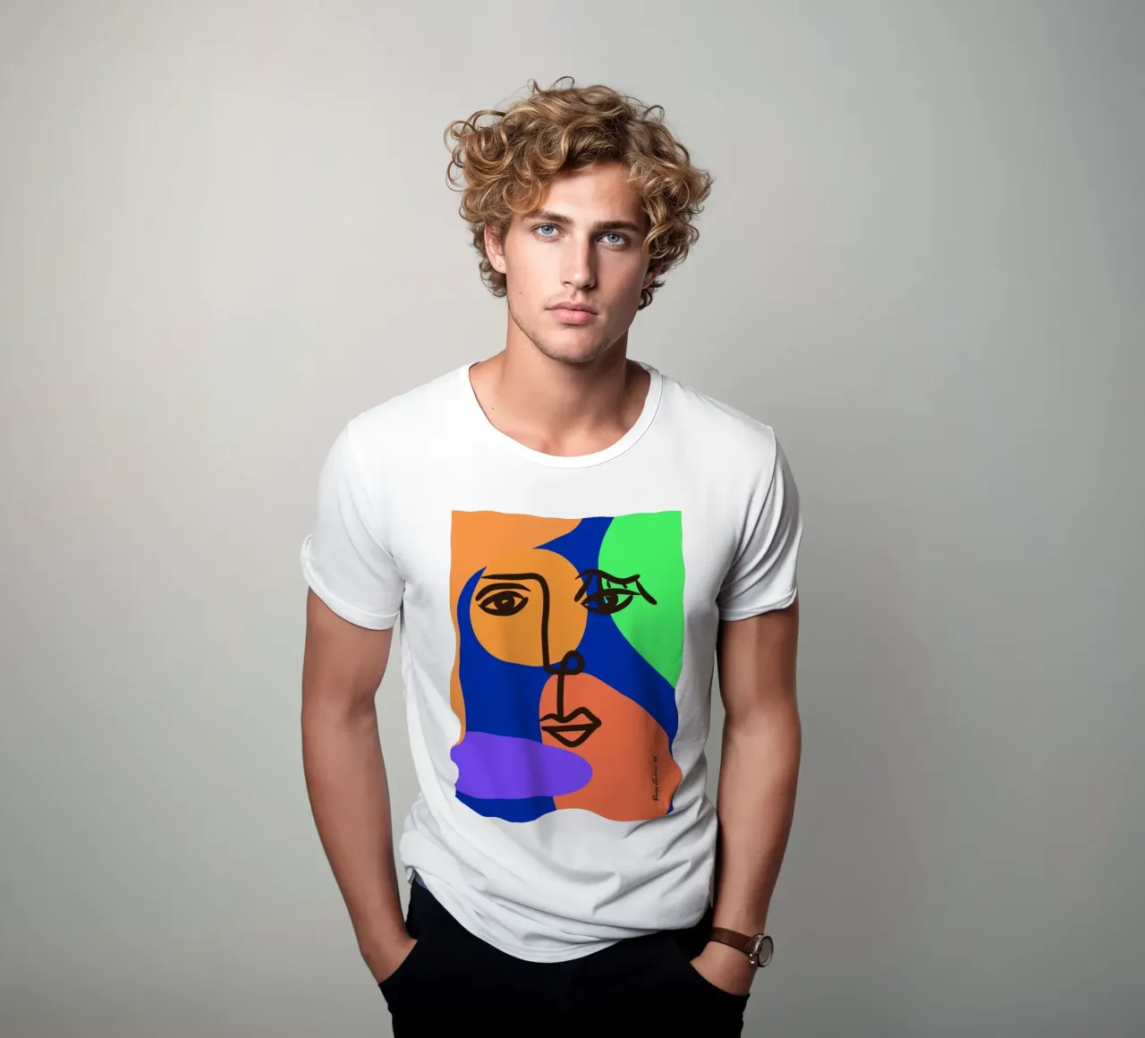 Vibrant Currents t-shirt da Mike Leymi
