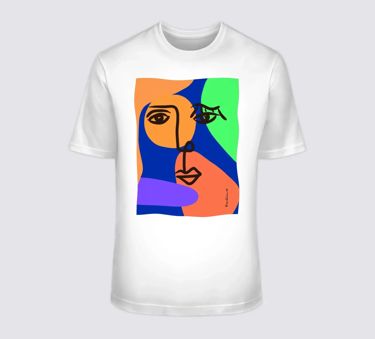 Vibrant Currents t-shirt da Mike Leymi