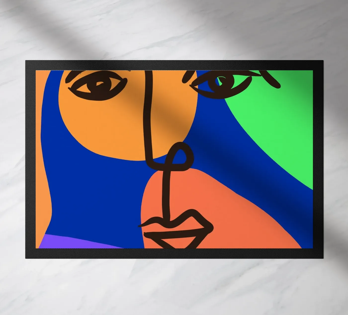 Vibrant Currents deurmat van Mike Leymi