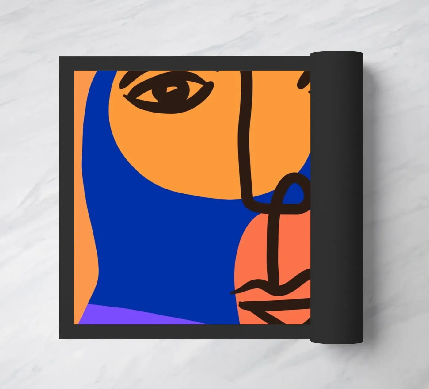 Vibrant Currents deurmat van Mike Leymi