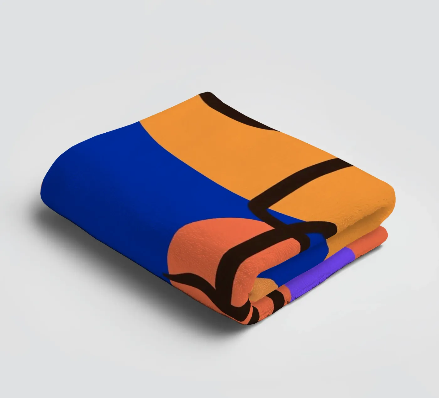 Vibrant Currents badhanddoek van Mike Leymi