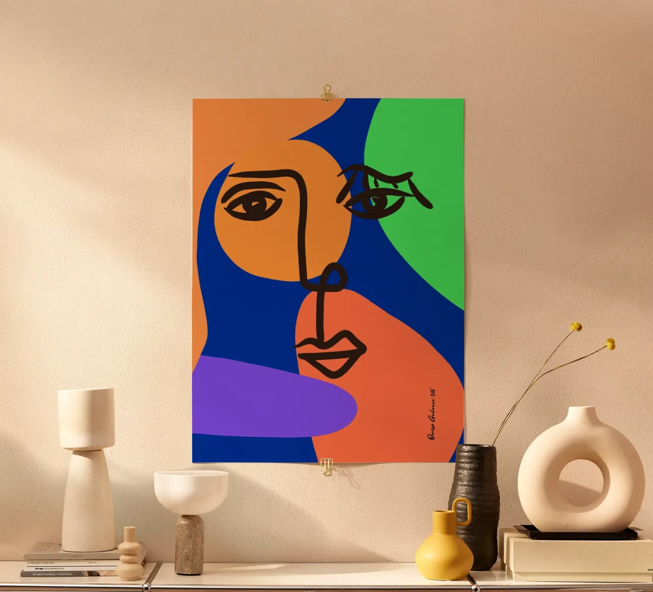 Vibrant Currents poster da Mike Leymi