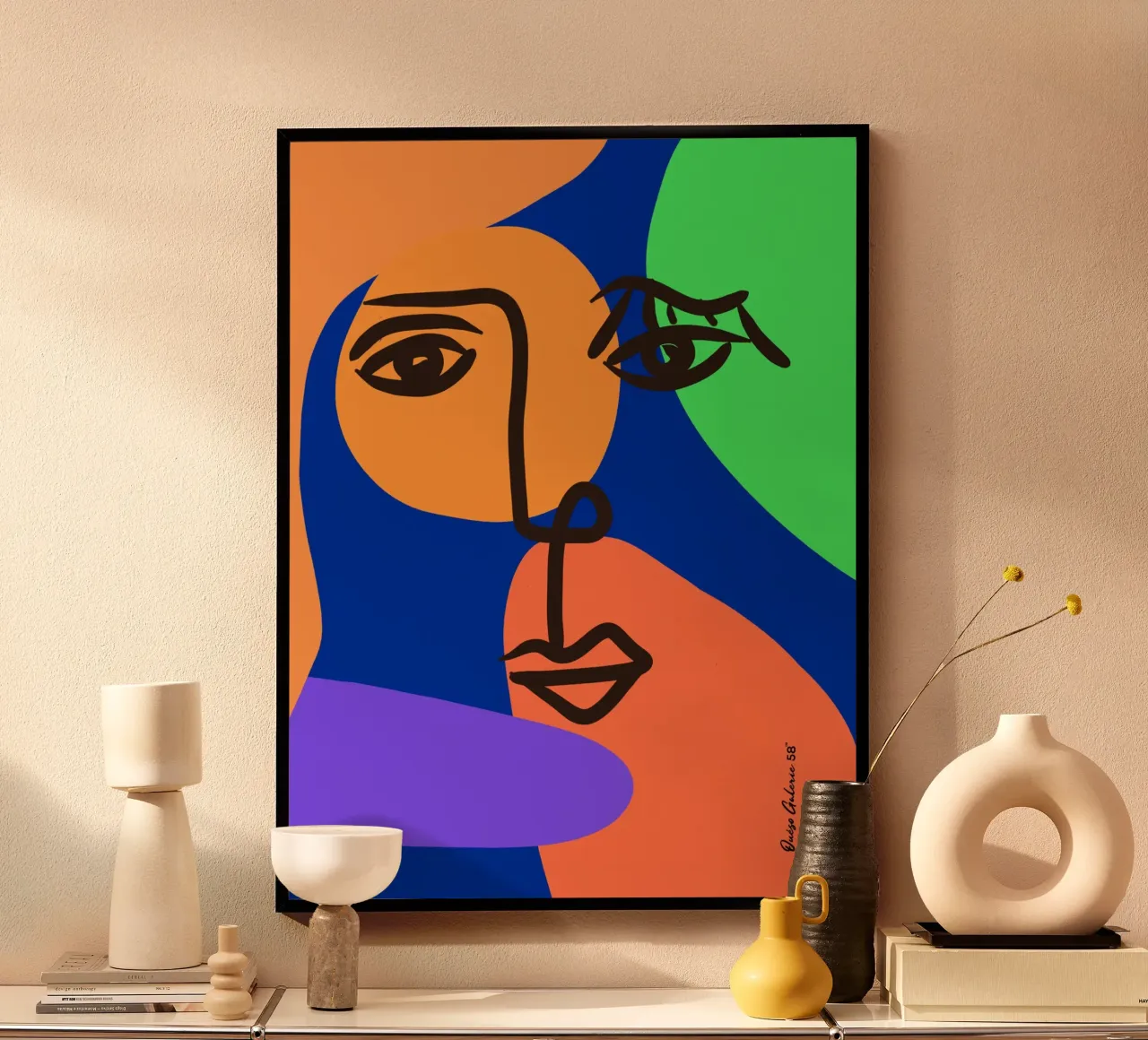 Vibrant Currents poster da Mike Leymi