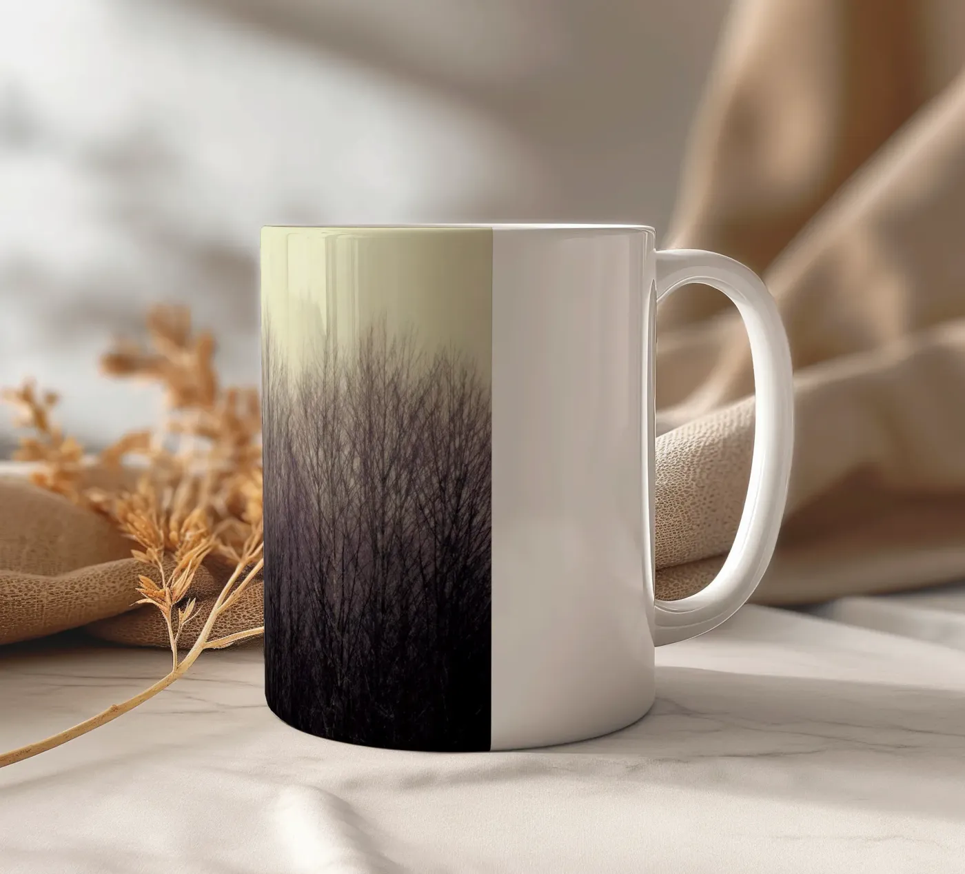 Forest ceramic mug by Robin Delean