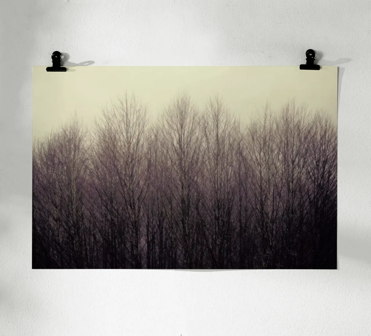 Forest poster con telaio in plastica da Robin Delean