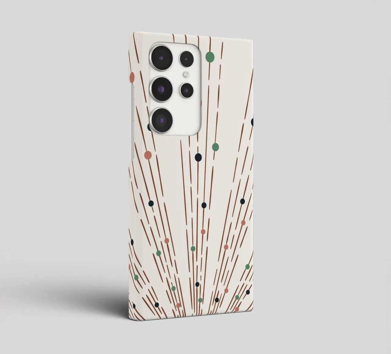 Rays & dots boho design - minimal & modern samsung phone case by Whole©
