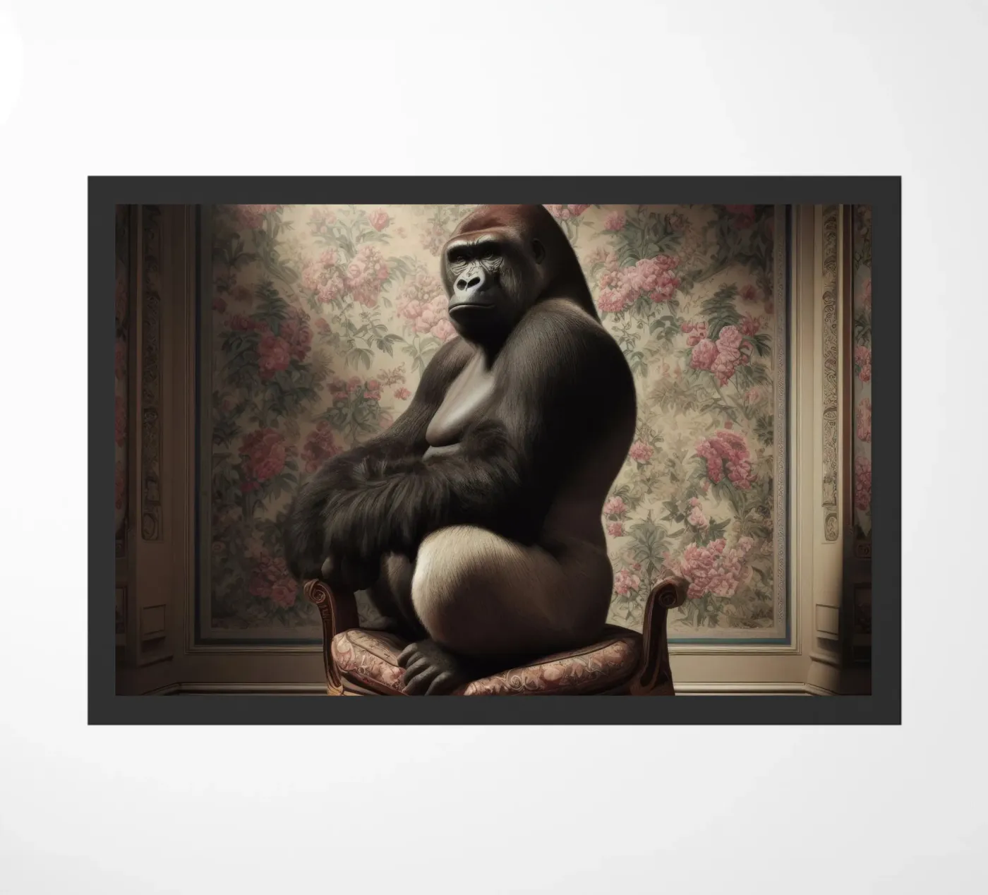 Gorilla Fußmatte von Animal Portraits