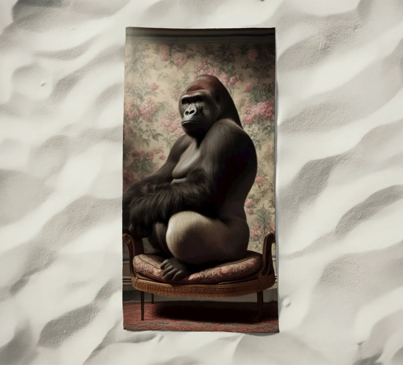 Gorilla serviette de plage de Animal Portraits