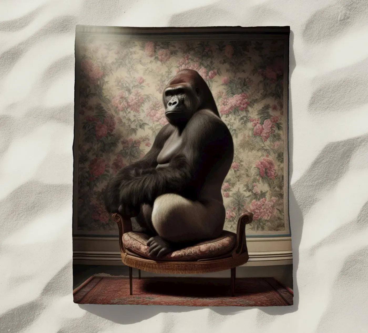 Gorilla serviette de plage de Animal Portraits