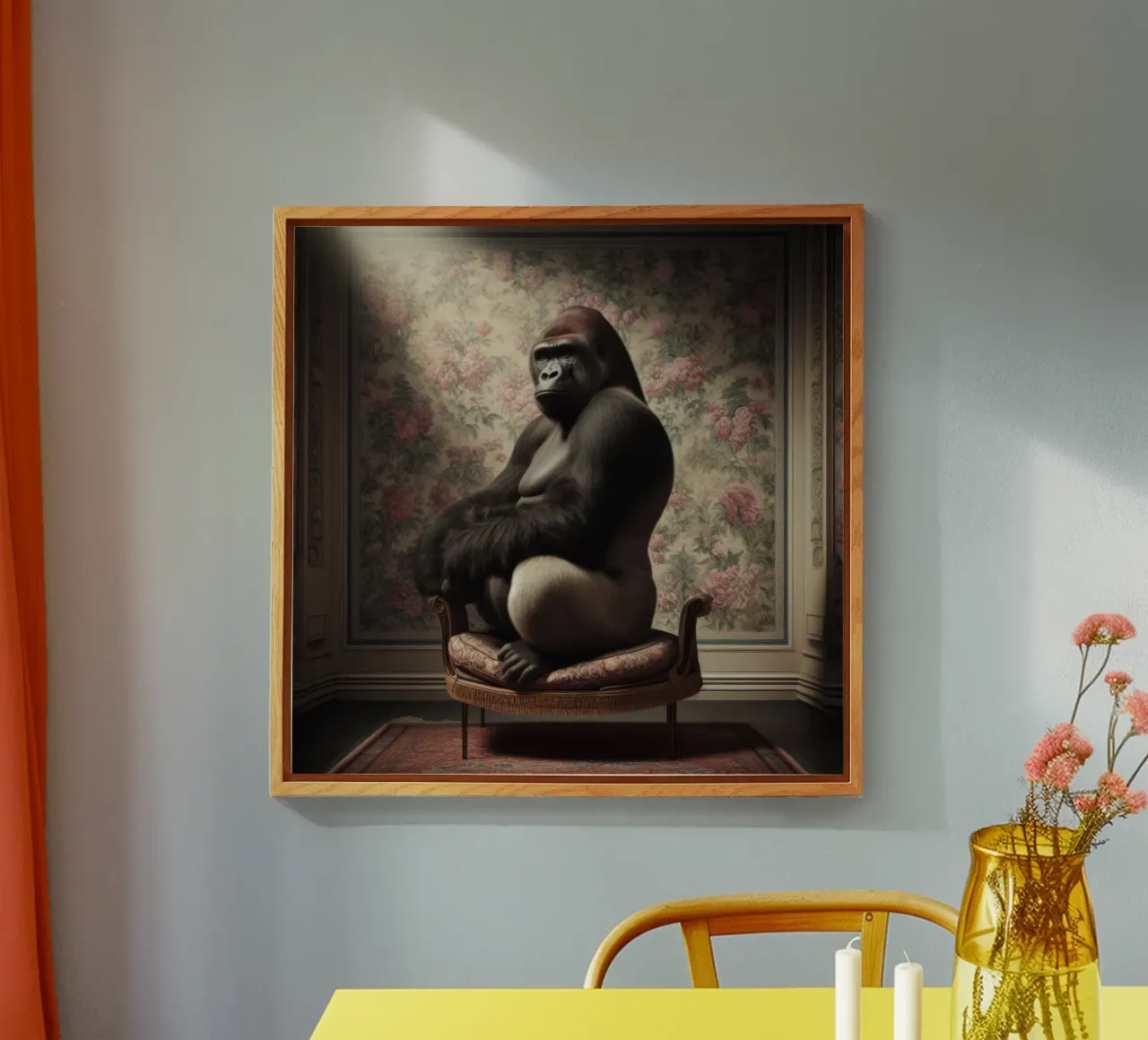 Gorilla plexiglass da Animal Portraits