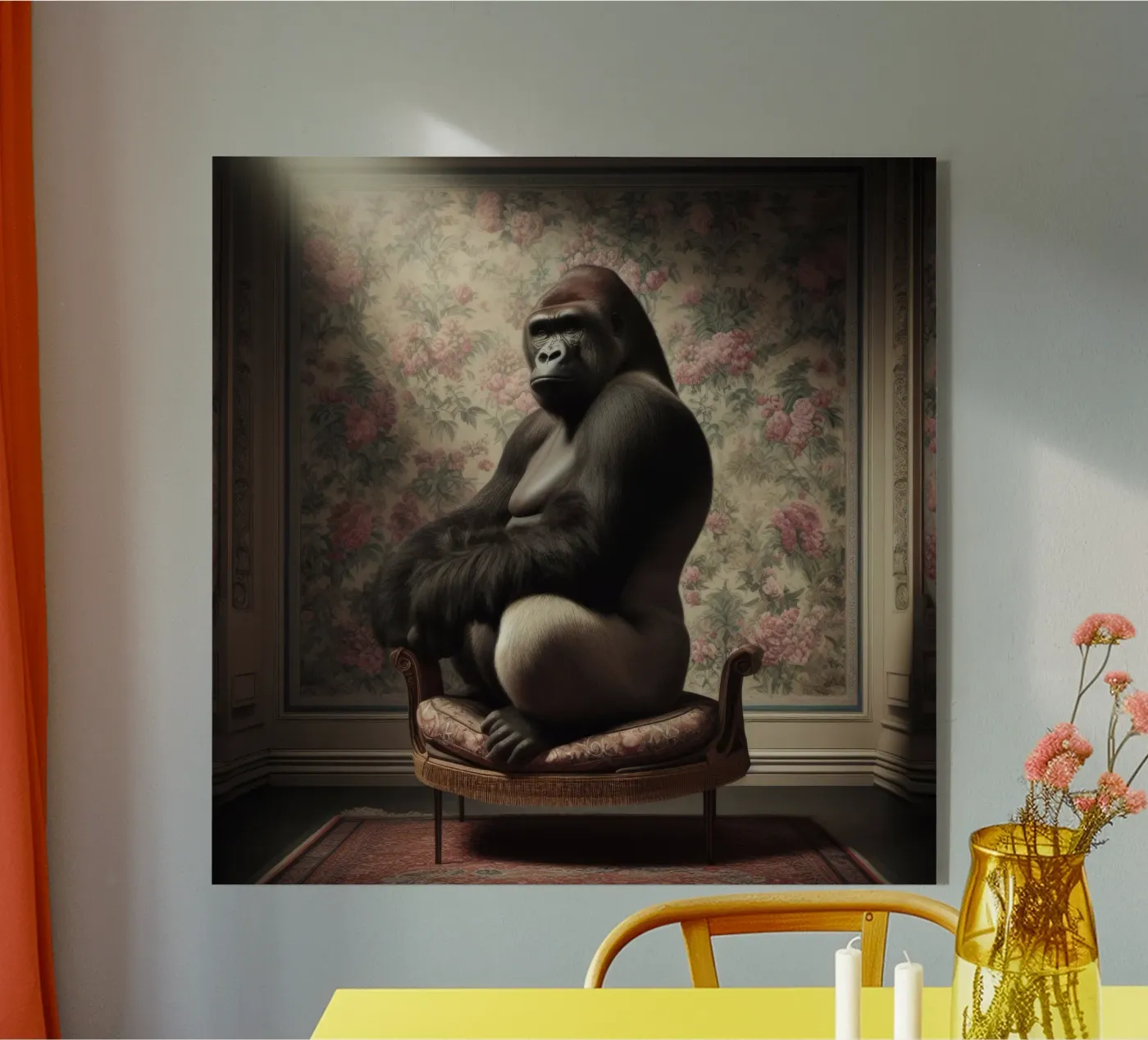 Gorilla plexiglass da Animal Portraits