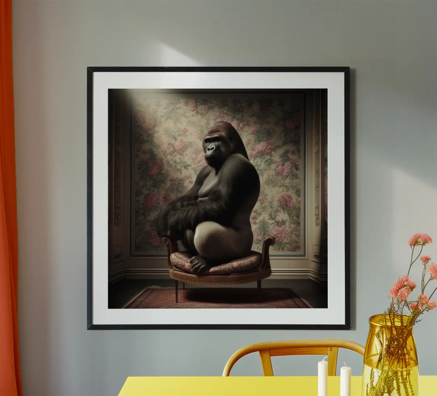 Gorilla Poster von Animal Portraits