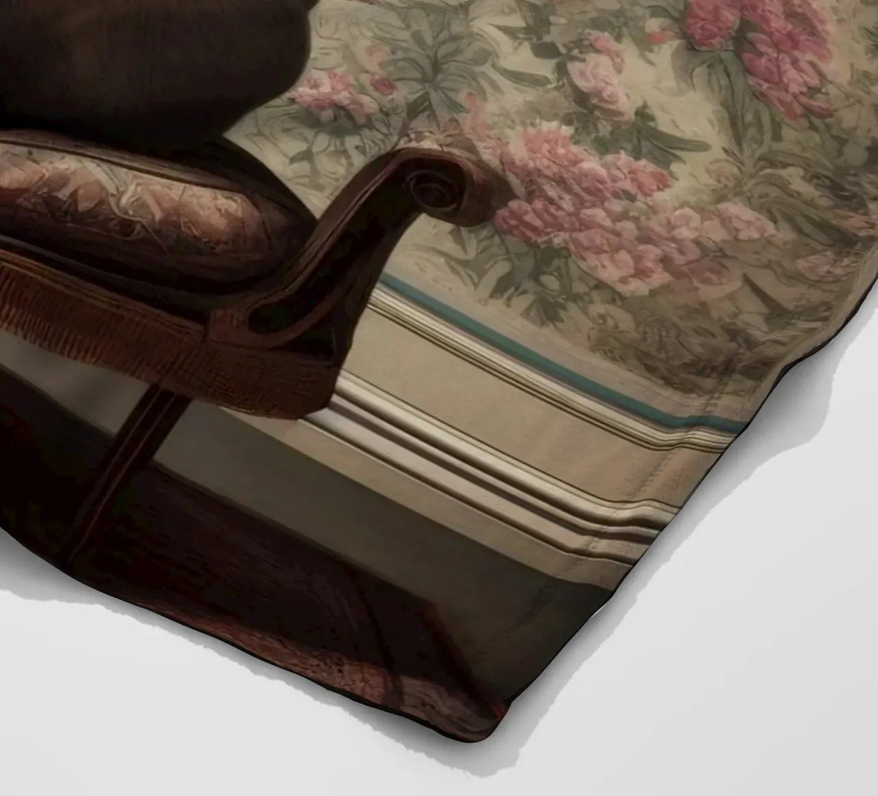 Gorilla Fleecedecke von Animal Portraits