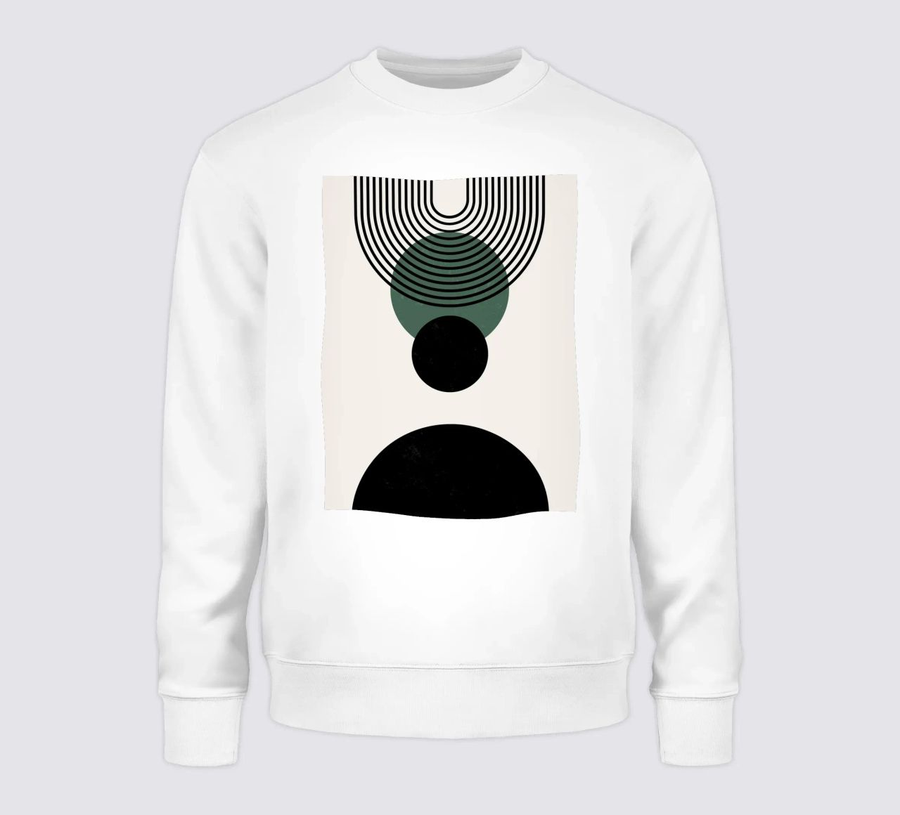 Boho circles & lines - timeless & elegant sweatshirt by Whole©