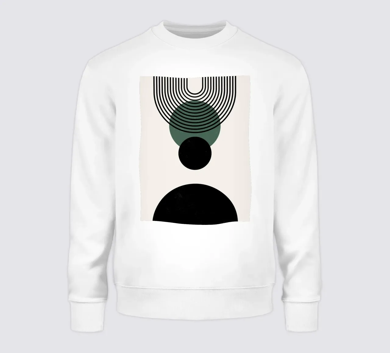 Cercles & lignes boho - intemporel & élégant sweat de Whole©