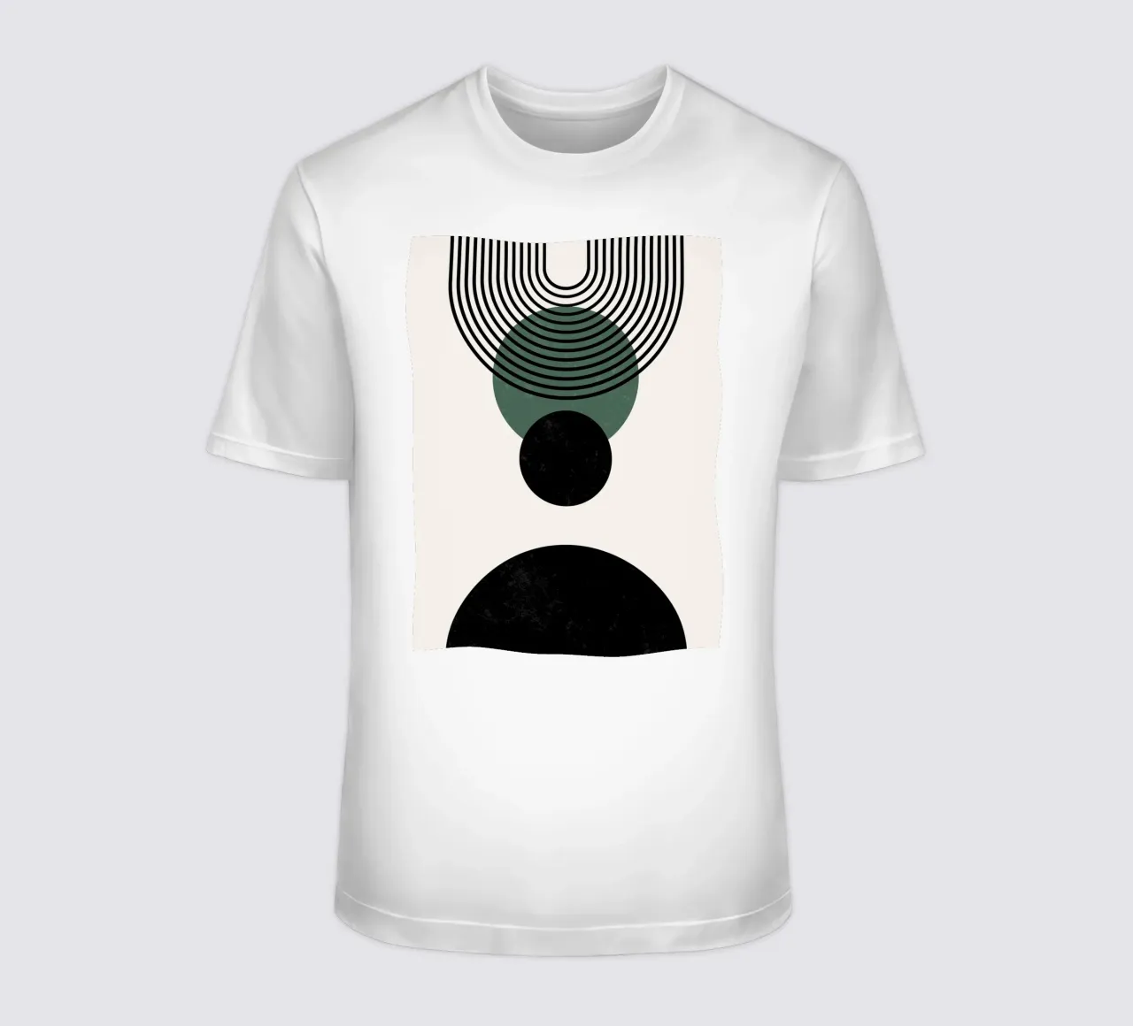 Boho circles & lines - timeless & elegant t-shirt by Whole©