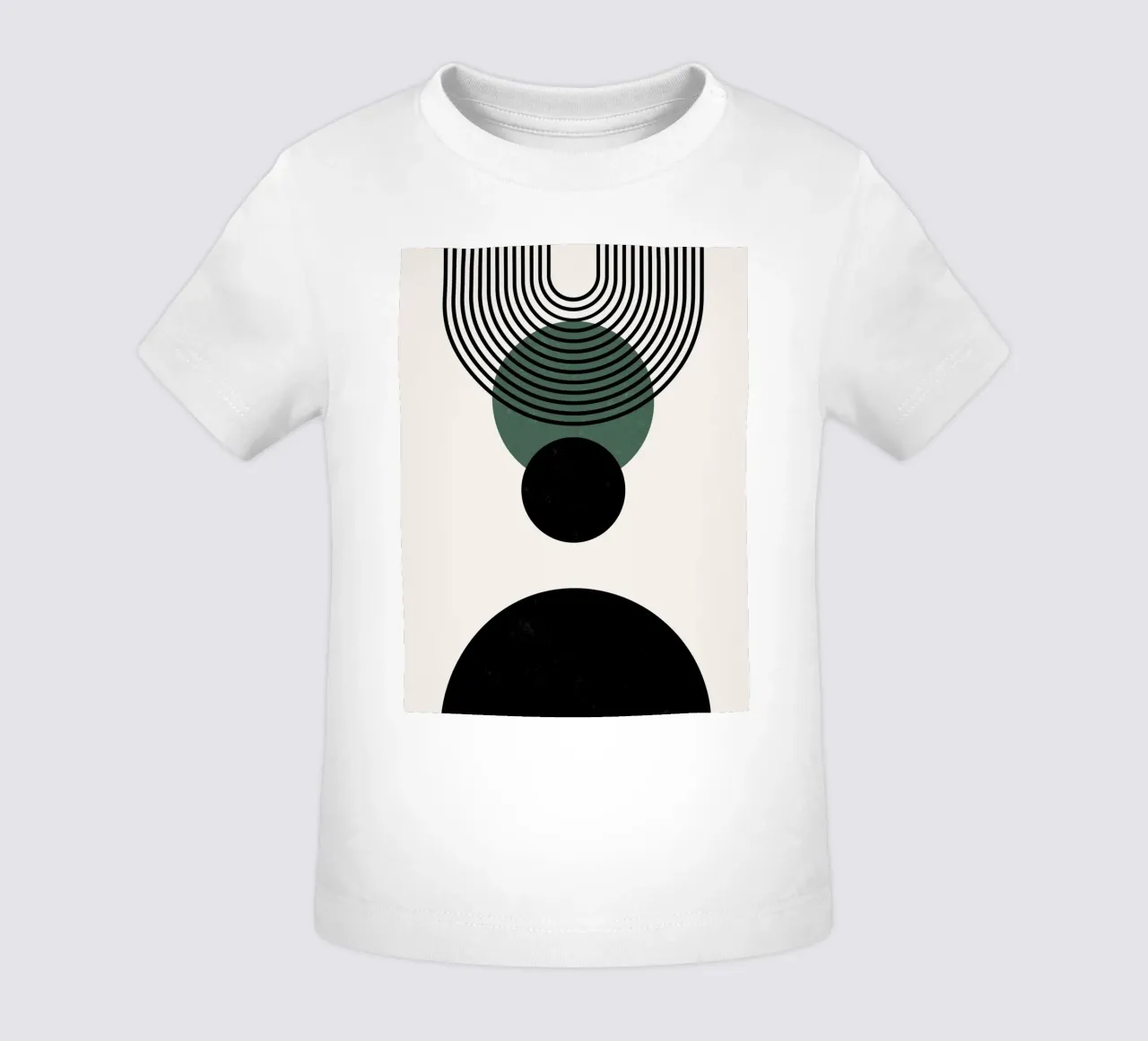 Boho circles & lines - timeless & elegant baby t-shirt by Whole©
