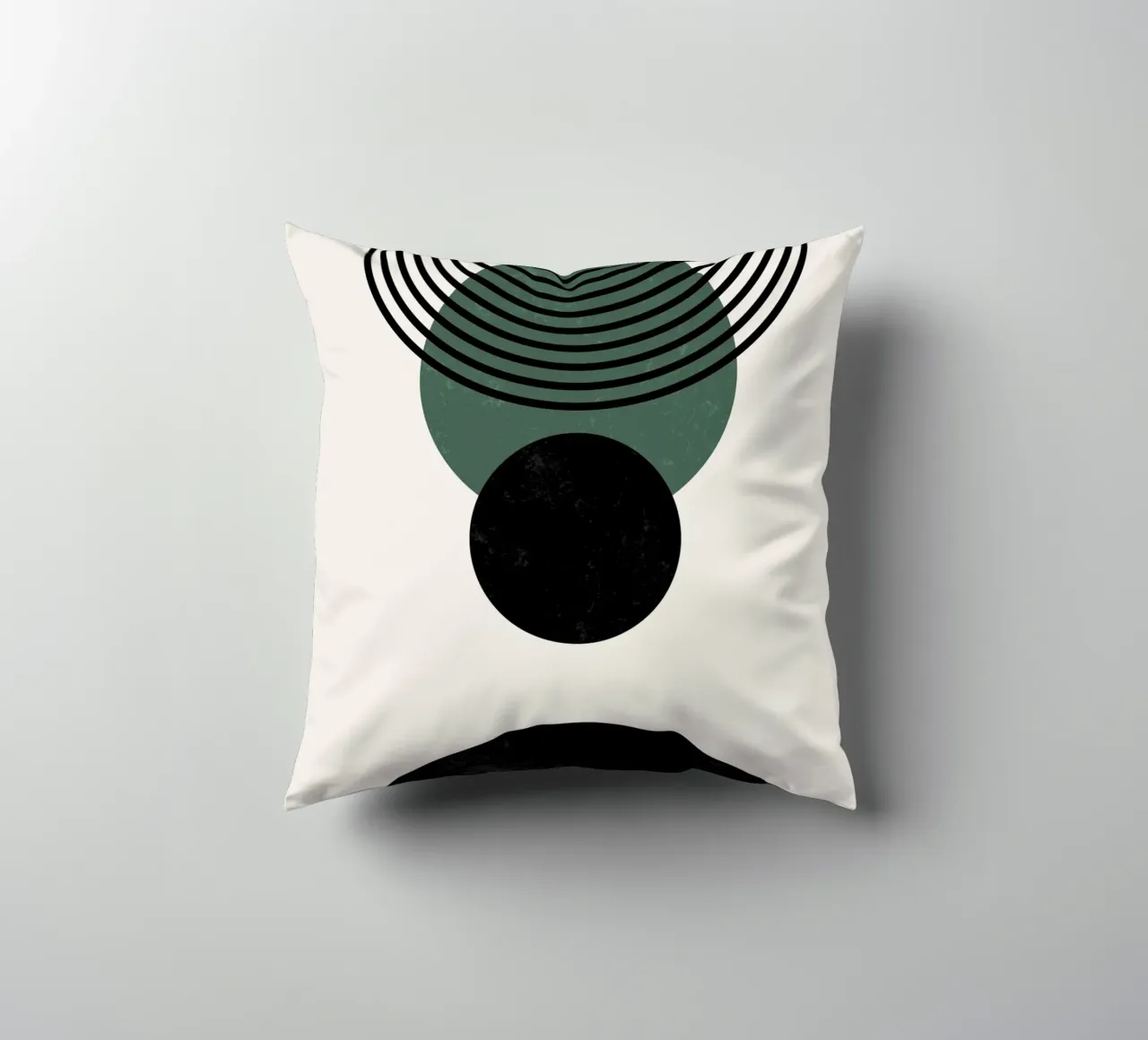 Boho circles & lines - timeless & elegant decorative cushion by Whole©