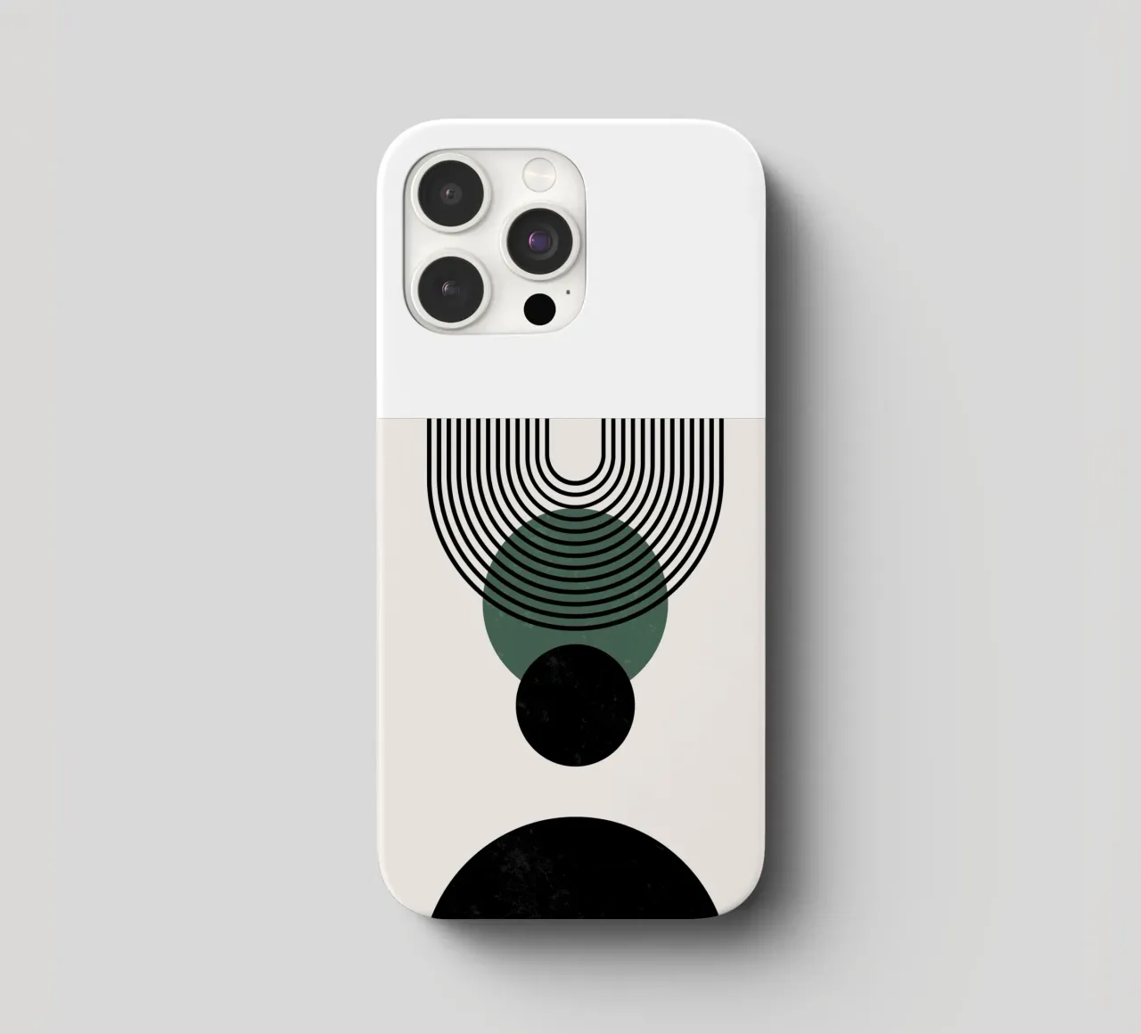 Boho circles & lines - timeless & elegant iphone case by Whole©