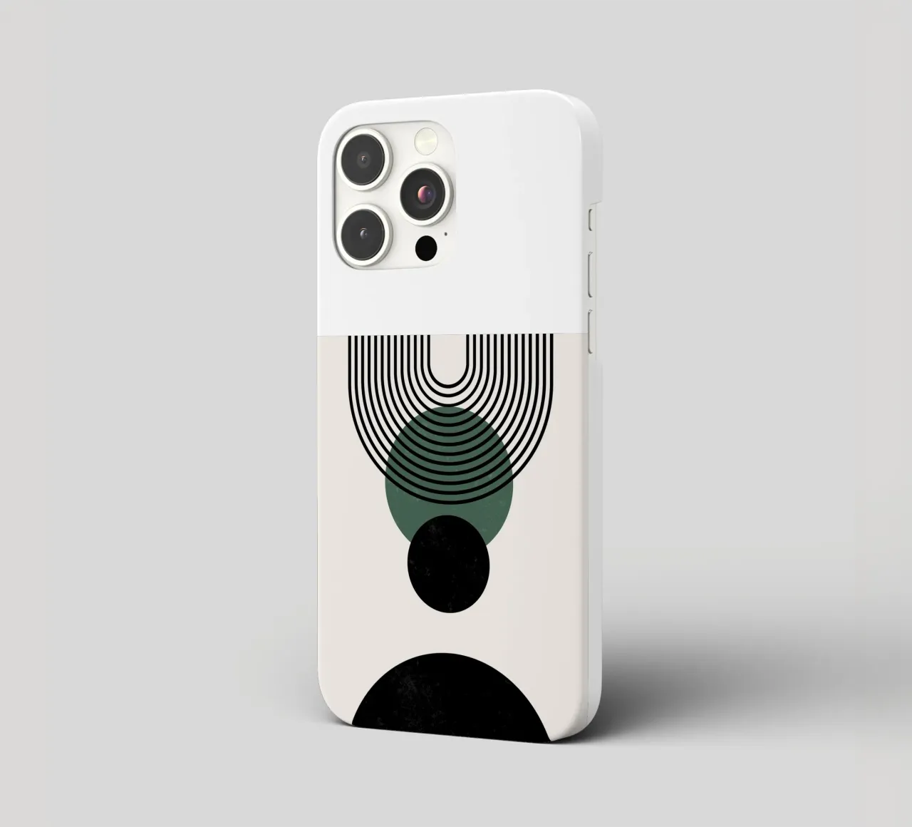 Boho circles & lines - timeless & elegant iphone case by Whole©